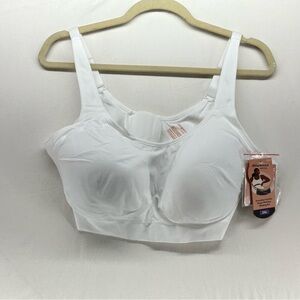 Shapermint Essentials Everyday Comfort Straps Wireless Shaping Bra White 2XL
